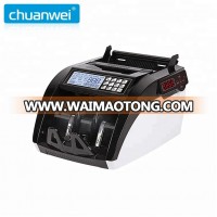 AL-6100A Counterfeit Fake Money Currency Note Bill Cash Banknote Counter Detector Counting Machine